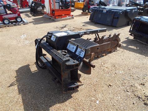 skid steer attachments trencher|lowe skid steer attachments.